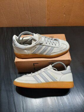 ADIDAS HANDBALL SPEZIAL IE3608 OFF WHITE GREY MENS SIZE 7.5 SNEAKERS (#2564)
